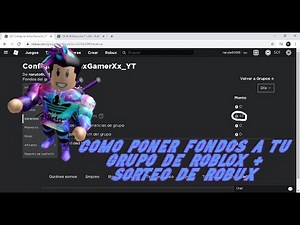 Como Poner Fondos A Tu Grupo De Roblox 2021/ Arnex