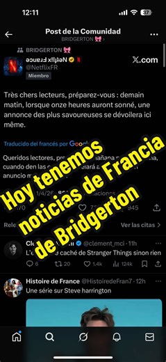 Noticias de Francia sobre Bridgerton: Temporada 4