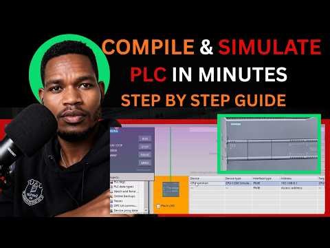 How to Compile and Simulate PLC Program in TIA Portal V17 | PLCSIM Tutorial for Beginners