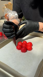 1.1M views · 3.7K reactions | Frozen Yogurt Strawberries! Petals made of strawberries & sweetness  #fblifestyle | Chefclub Network | Facebook