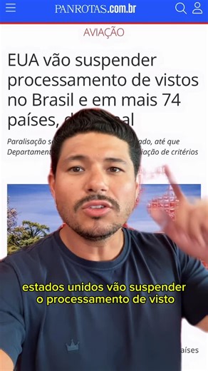 Ed Carlo Sousa on Instagram: "ATENÇÃO leia a legenda Realmente existe uma nota, mas… Os vistos que podem ser suspensos são apenas para vistos de imigração — ou seja, aqueles destinados a quem pretende morar permanentemente nos Estados Unidos. 🛂 Não se trata dos vistos de não-imigrantes (como turismo B-2, negócios B-1, estudo F/M, trabalho temporário H-1B, etc.). 📆 A suspensão foi anunciada para começar em 21 de janeiro de 2026, afetando 75 países (incluindo o Brasil) enquanto os EUA reavaliam