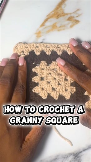 Easy granny square tutorial for beginners