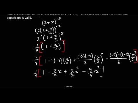 The Binomial Expansion 2