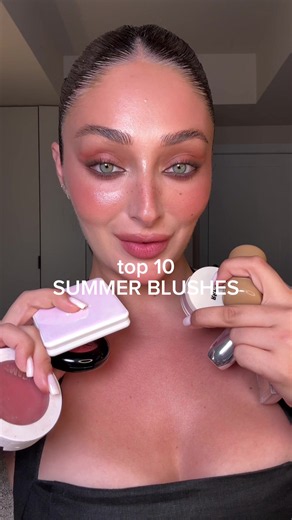 my top ten blushes I think you need to try for summer @Diorbeauty @Kosas @Saie @Makeup By Mario @REFY @Haus Labs @rhode skin