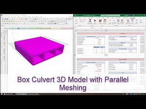 Box Culvert | VUP | PUP - STAAD 3D Model Generation Automation