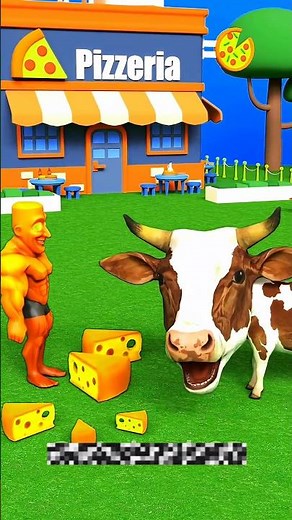 Crazy Cow Funny Moments 😂🐄 | 3D Cartoon Video