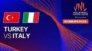 Women: Turkey vs Italy - Full Match | Volleyball Nations League 2025