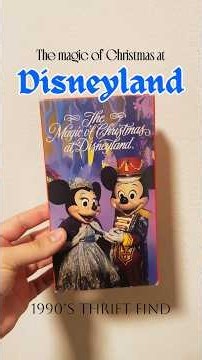 I Found Christmas at Disneyland… on VHS! 🎄📼 | 1992 Vintage Disney Nostalgia