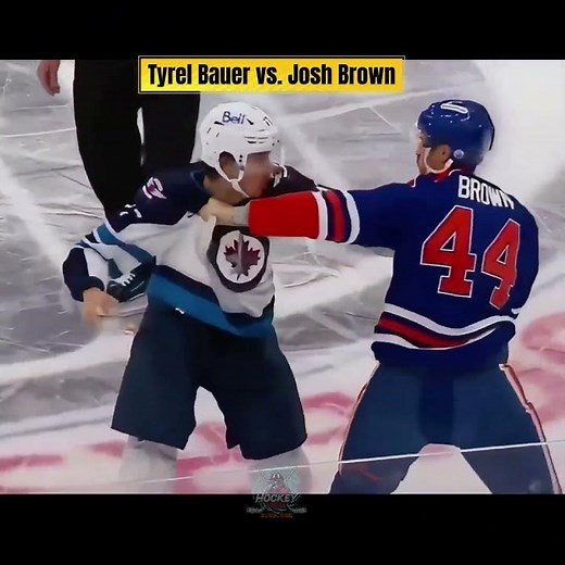 D-Men Drop the Gloves! 🥊 Tyrel Bauer vs. Josh Brown | WPG vs EDM Fight
