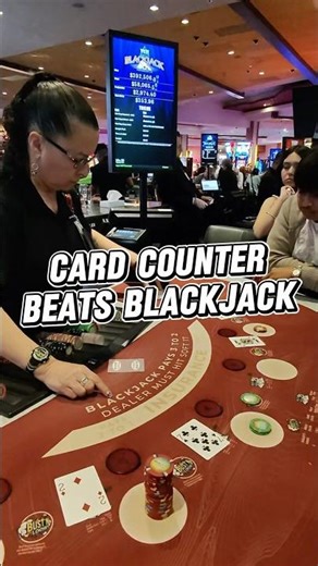 Card Counter beats Casino #blackjack #cardcounting #casino #gambling