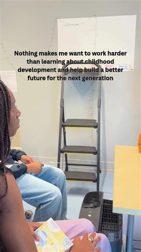 Learning about childhood development and reminding ourselves why this work actually matters 💫 #childlab #development #psychology