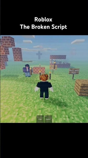 Roblox the broken script