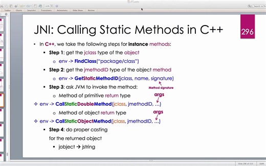 Part 23 Calling Static Methods of a Java Class in CC  