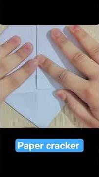 how to make paper cracker#paper#fun#craft