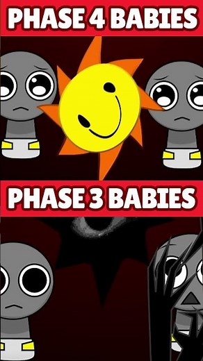 Incredibox Sprunki Babies Phase 3 VS Sprunki Babies Phase 4 HORROR VERSIOn