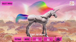 《Robot Unicorn Attacck2》到处放彩虹屁的第二代彩虹马