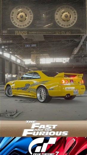 Leon’s Yellow Nissan Skyline GT-R R33 🔥 Fast & Furious Legend in GT7