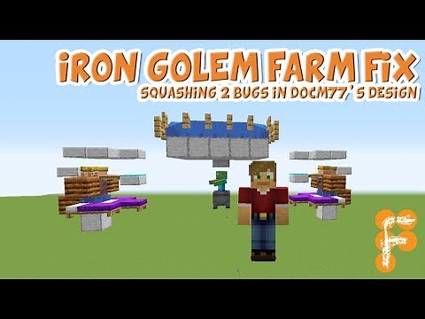 Fixing Docm77's 1.14.4 Iron Farm
