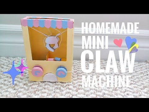 *review* Homemade mini claw machine that actually works! | revealing my *new* secret mechanism !