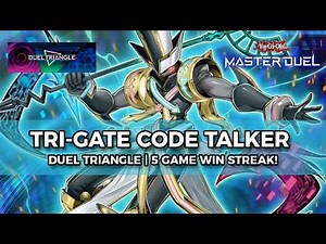 5-0 Streak! Tri-Gate Code Talker Duel Triangle 2026 - Yu-Gi-Oh! Master Duel