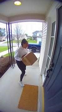 Security Cam Simulation | Package Theft Gone Wrong