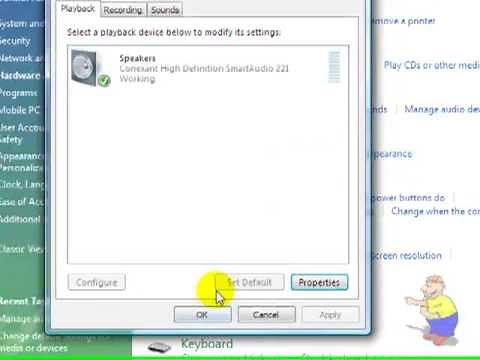 Sound and Audio device enabling and disabling