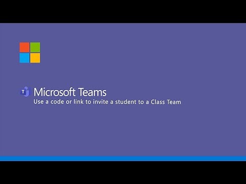 Microsoft Teams - Use a Code or Link to Invite Students to a Team