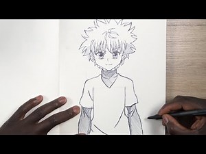 How To Draw KILLUA | Hunter X Hunter | Step By Step Tutorial | DeMoose Art