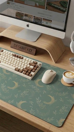 Celestial Moon Desk Mat Extended Review Large Desk Pad for Home Office and Gaming