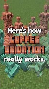 Copper Doesn't Age How You Think It Does #minecraft #survival #copper