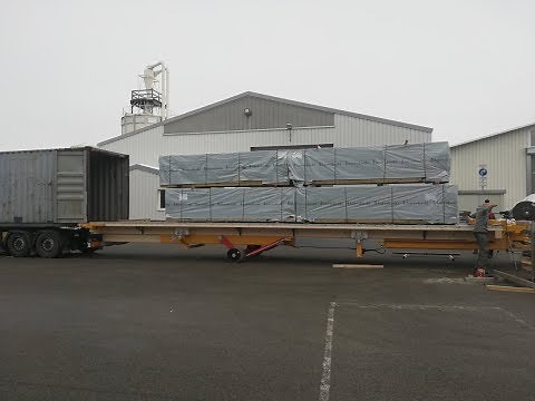 Transcontainer A2C : chargement automatique de container