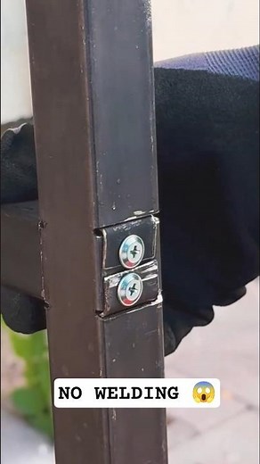 Smart Metal Frame Joint 🔩 No Welding Needed | Strong Screw Fixing Trick #framework #jointing