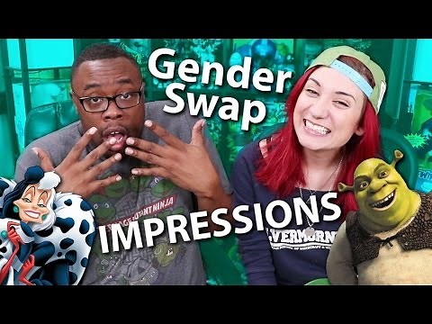 GENDER-SWAP IMPRESSIONS CHALLENGE ft. BLACK NERD