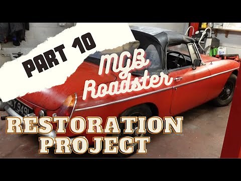 MGB Roadster Restoration Carpets, Panels and Seat Belts fitted Plus Walk Around