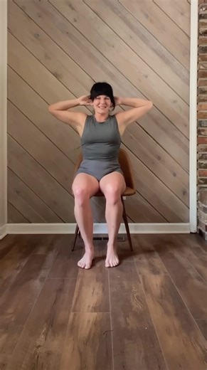 Yoga-Go on Instagram: "Tired of endless crunches? 😅 Try this one move from our Chair Yoga series instead — gentle on your body, powerful for your core. You’ll feel stronger, more stable, and connected in every move 💛 No mat, no noise — just a chair and a few minutes a day. 🎥 Full series available in the Yoga-Go app Perfect for beginners, those with limited mobility, or anyone wanting to build strength in a supportive way!"