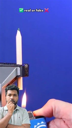 Viral Science Trick EXPOSED | Burning Pencil Experiment #PencilTrick #MythBusted #ScienceExperiment