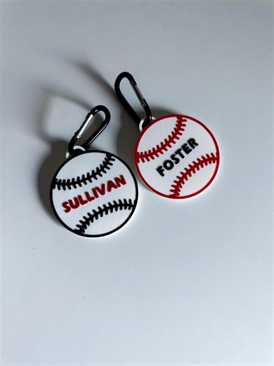 Baseball Bag Tag | Customize With Player Name | Youth Sports Gift - Etsy