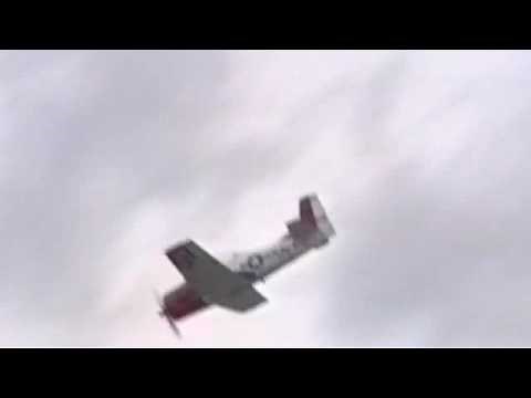 Bob Hoover in the T28 at Archerfield