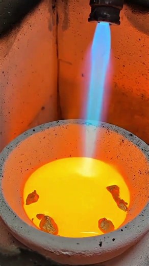 Raw Gold to 1kg Bar 🪙 #ytshorts #satisfyingshorts