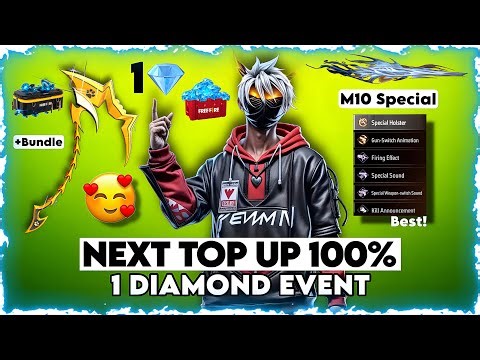 1 DIAMOND TOP UP EVENT IS BACK | NEXT TOP UP EVENT IN FREE FIRE | NEXT TOP UP EVENT