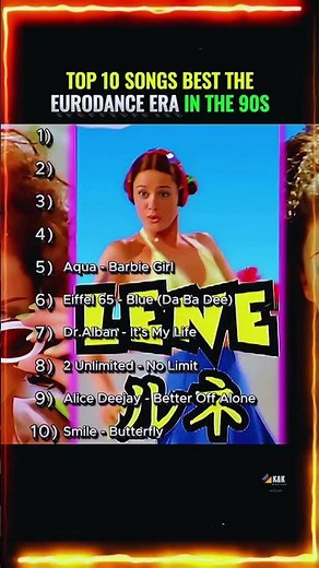 Top 10 Eurodance Songs of the 90s 🎵🔥