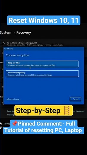 How to Reset Your Windows PC Step by Step in 30 Seconds!