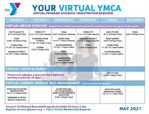 YMCA Virtual Programs