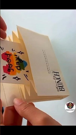 DIY Mini Scrapbook Card Tutorial ✨ Easy Handmade Gift Idea #shortsfeed #youtubeshorts #scrapbooking