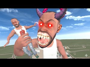 Big Head Devil Franklin Eat Franklin City In Indian Bike Driving 3d