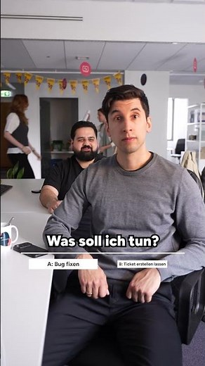 Was soll ich tun? #bug #devlife #programmierer