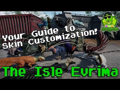 The Isle Evrima Skin Customization Guide and Showcase! Everything you should know in Update 5!