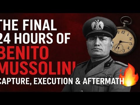 Inside Benito Mussolini’s Final 24 Hours: The Capture, Execution & Aftermath 🔥🕰️#fyp #history