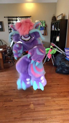 Trying to Keep Up with Frank, the Big Purple Alien