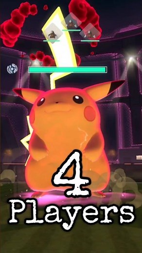 *Quad* Gmax PIKACHU Raid (max Battle) in Pokemon GO.